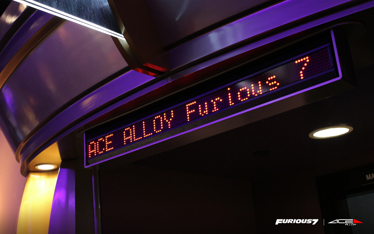 ACE Furious 7 Private Screening-Get correct fitment for your new alloy wheels from ACE