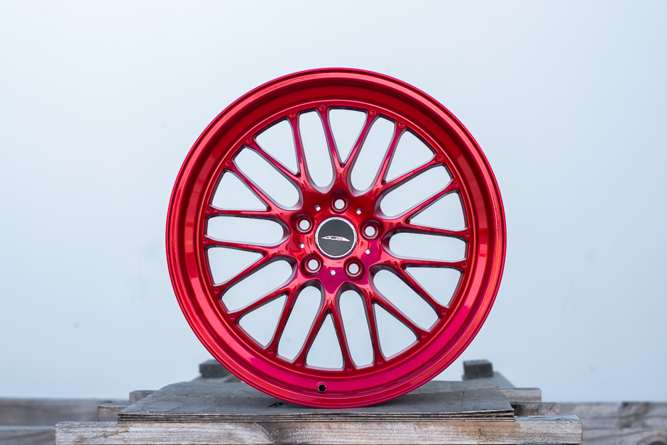ACE Alloy Custom Finishes Brushed Candy Apple Red SLM
