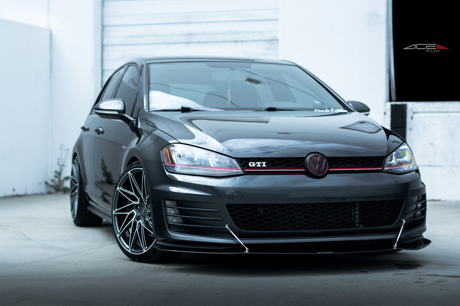 VW GTI with Ace Alloy Wheels Driven