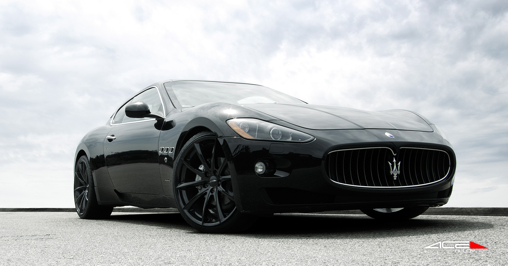 22" wheel Gloss Black Convex D704 Maserati Granturismo avail. 18x7.5 / 19x8.5 / 19x10.0