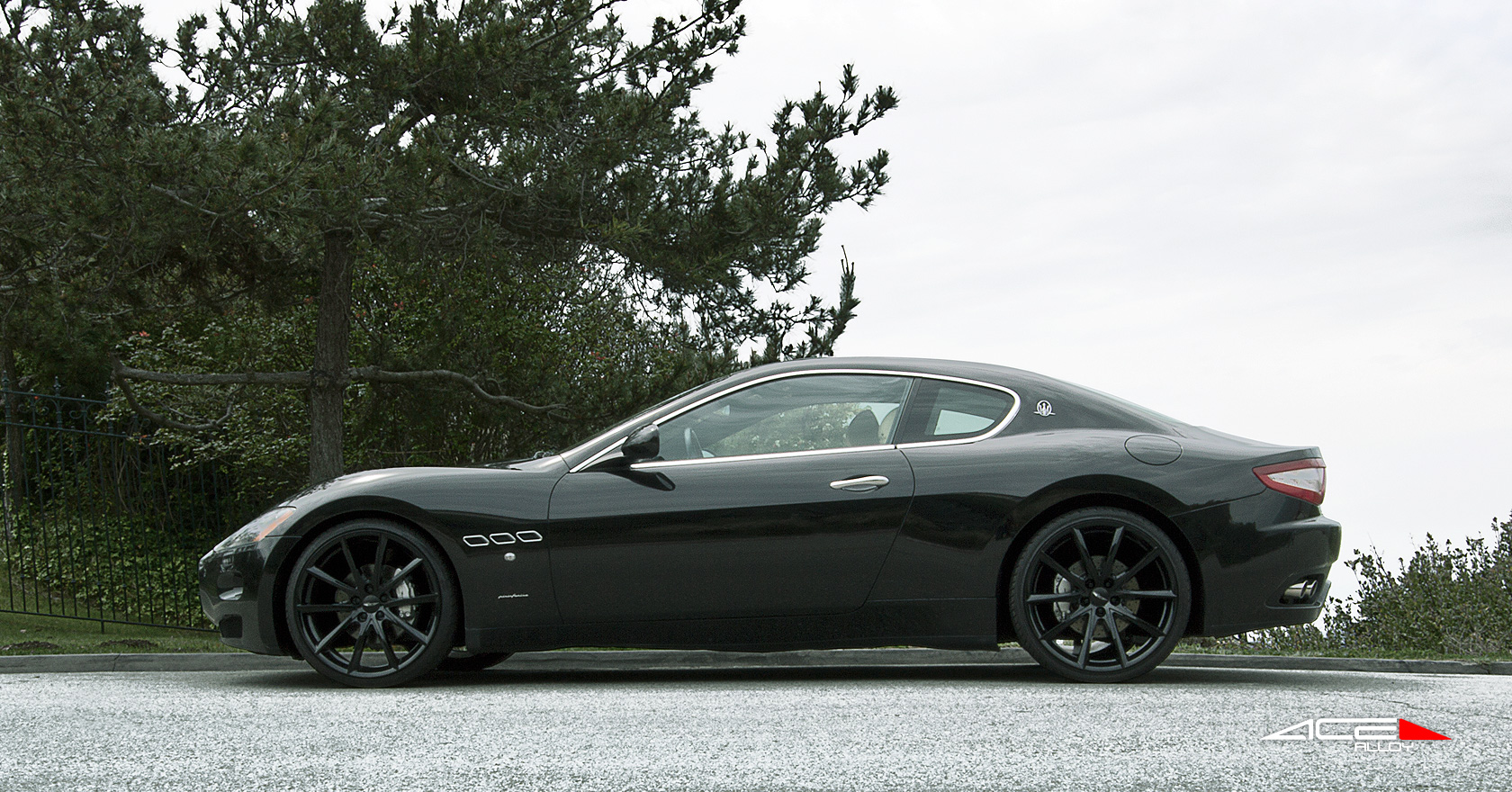 22" wheel Gloss Black Convex D704 Maserati Granturismo avail. Titanium