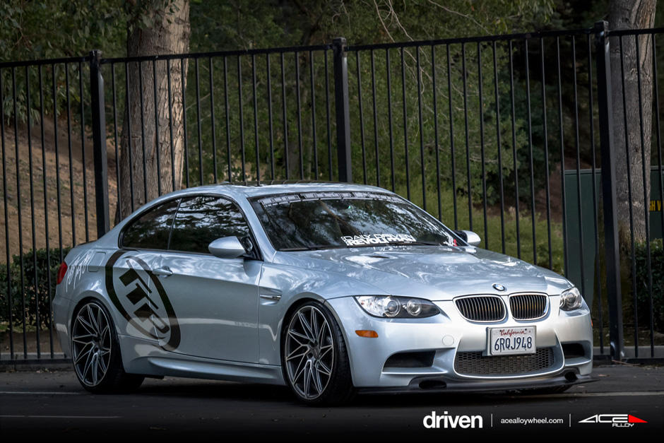 Nurotag LA 2015-BMW M3 Driven D716 Silver with Machined Face