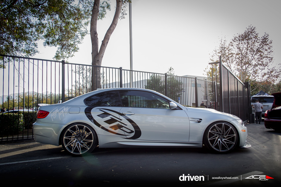 Nurotag LA 2015-BMW M3 Driven D716 Silver with Machined Face