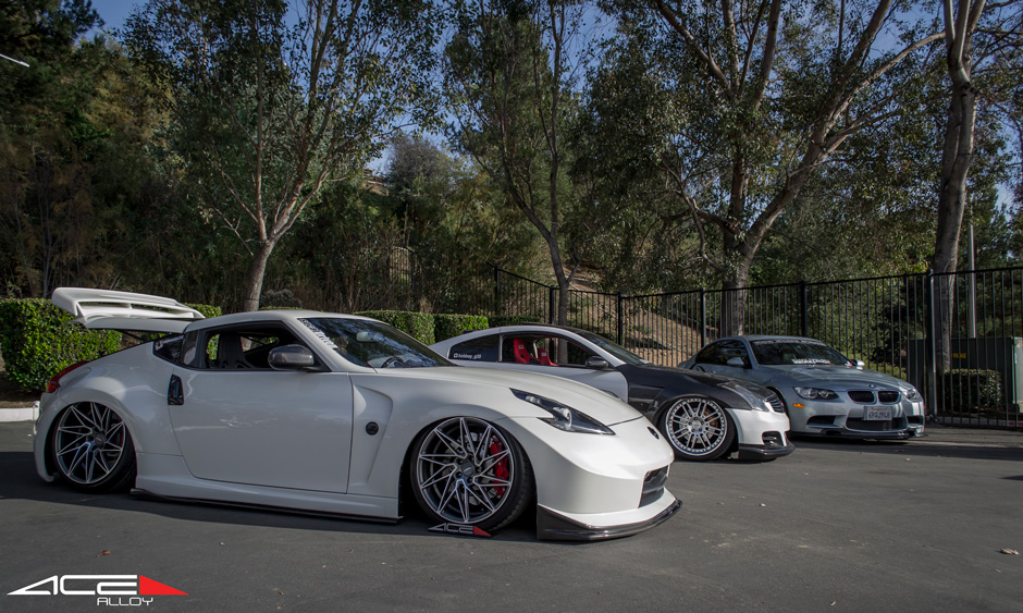 Nurotag LA 2015-NISSAN 370Z Driven D716 Matte Mica Grey with Machined Face