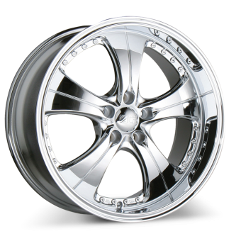 TREND C053 Hypersilver with Machined Lip wheels & rims